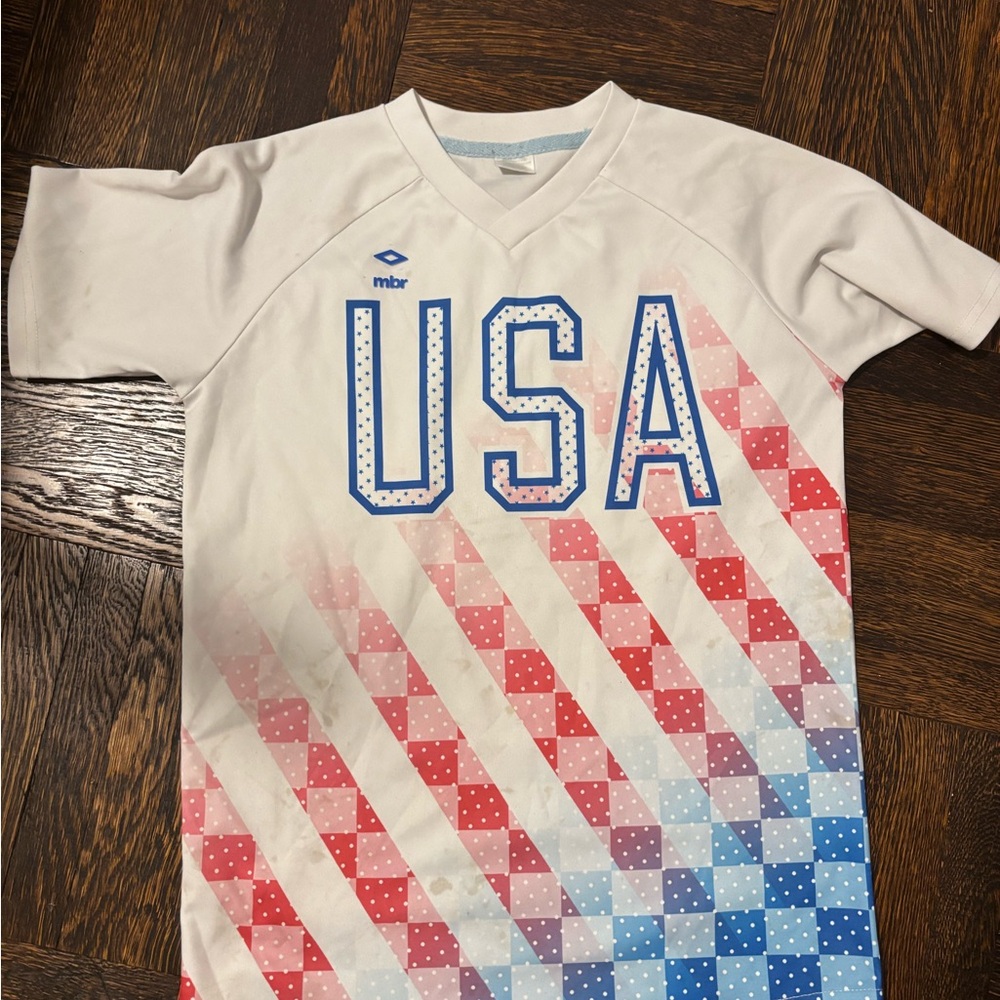 Kids USA Graphic Tee - Red, White, Blue